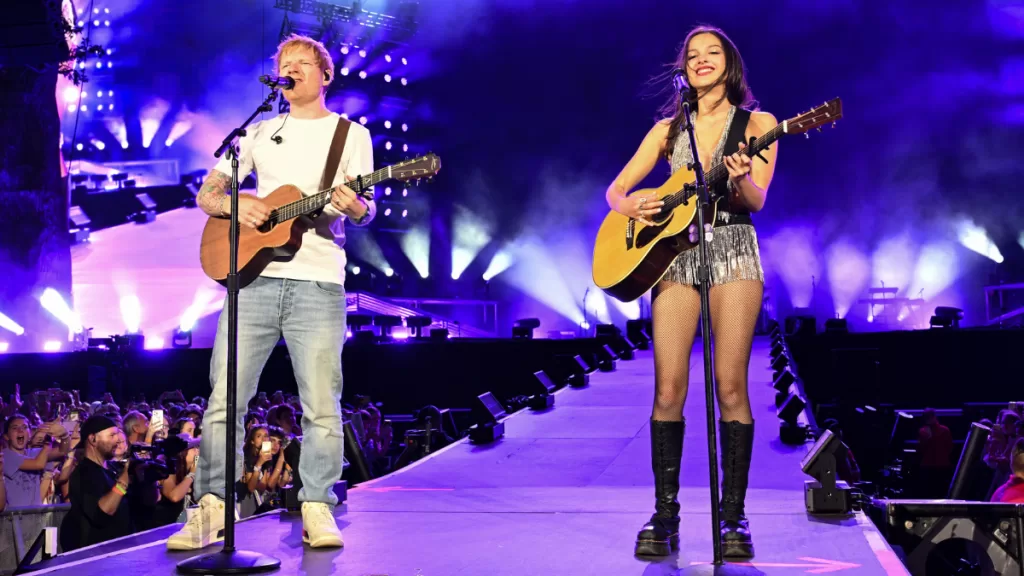 olivia rodrigo y ed sheeran